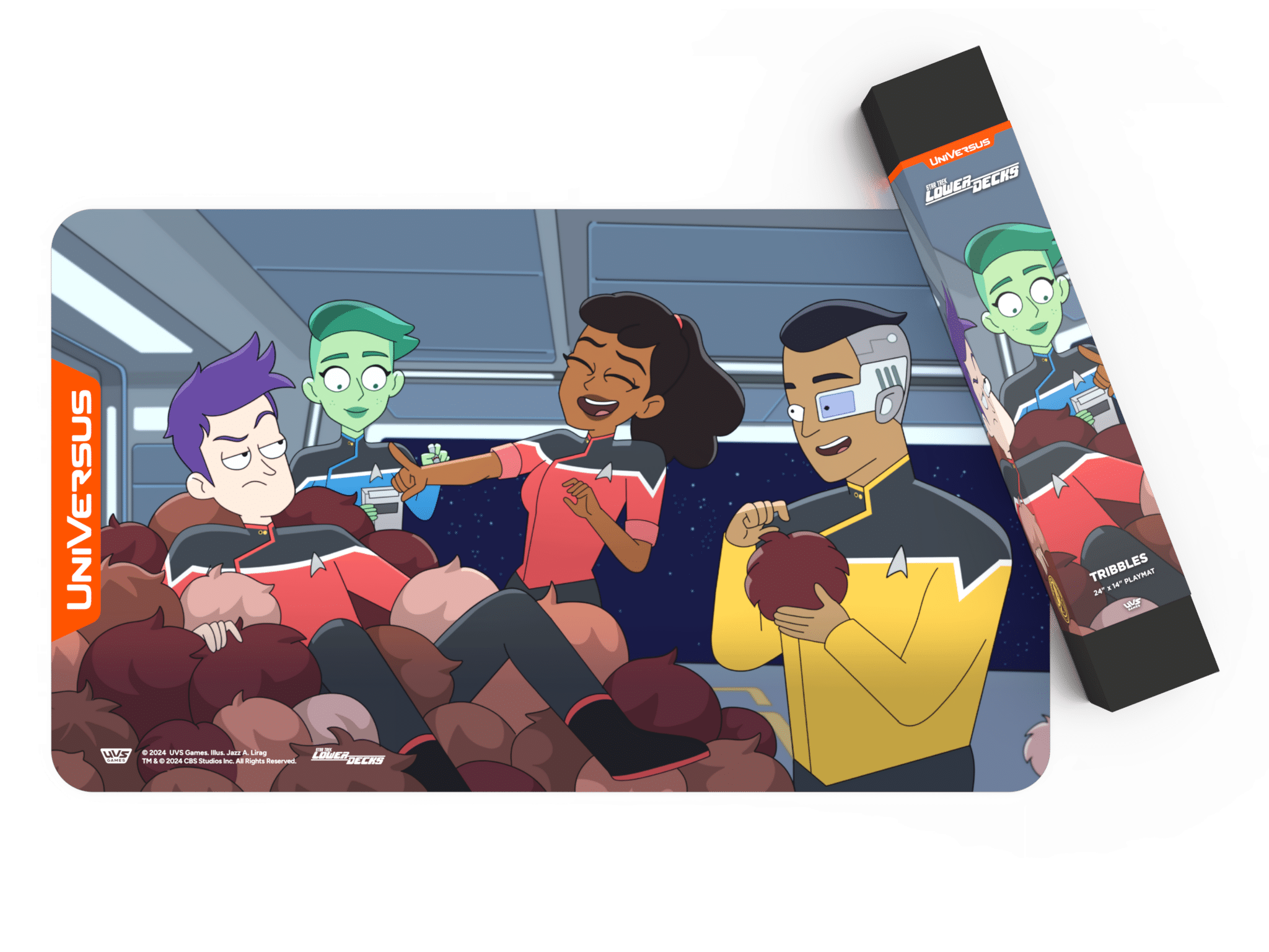 UVS Star Trek Lower Decks Tribbles Playmat image 0